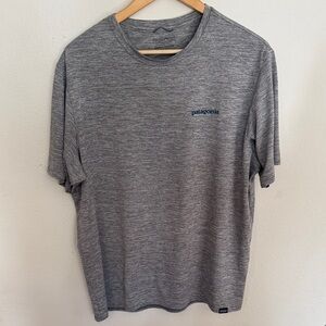 Patagonia L Capilene Cool Daily Men's Heather Gray Short Sleeve Tee